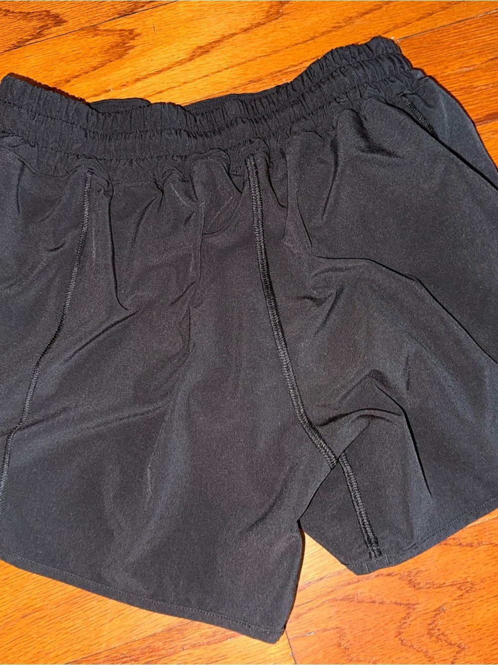 lululemon athletica Black Layered Athletic Shorts - Picture 2 of 2